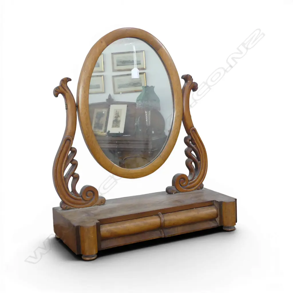 VICTORIAN TOILET MIRROR H.730mm Image 1++