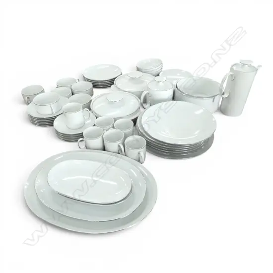 THOMAS LARGE DINNER SERVICE WHITE CHINA