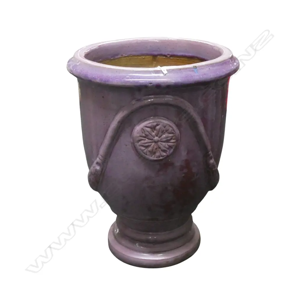 PINK GLAZED PLANT POT H.400mm Image 1++