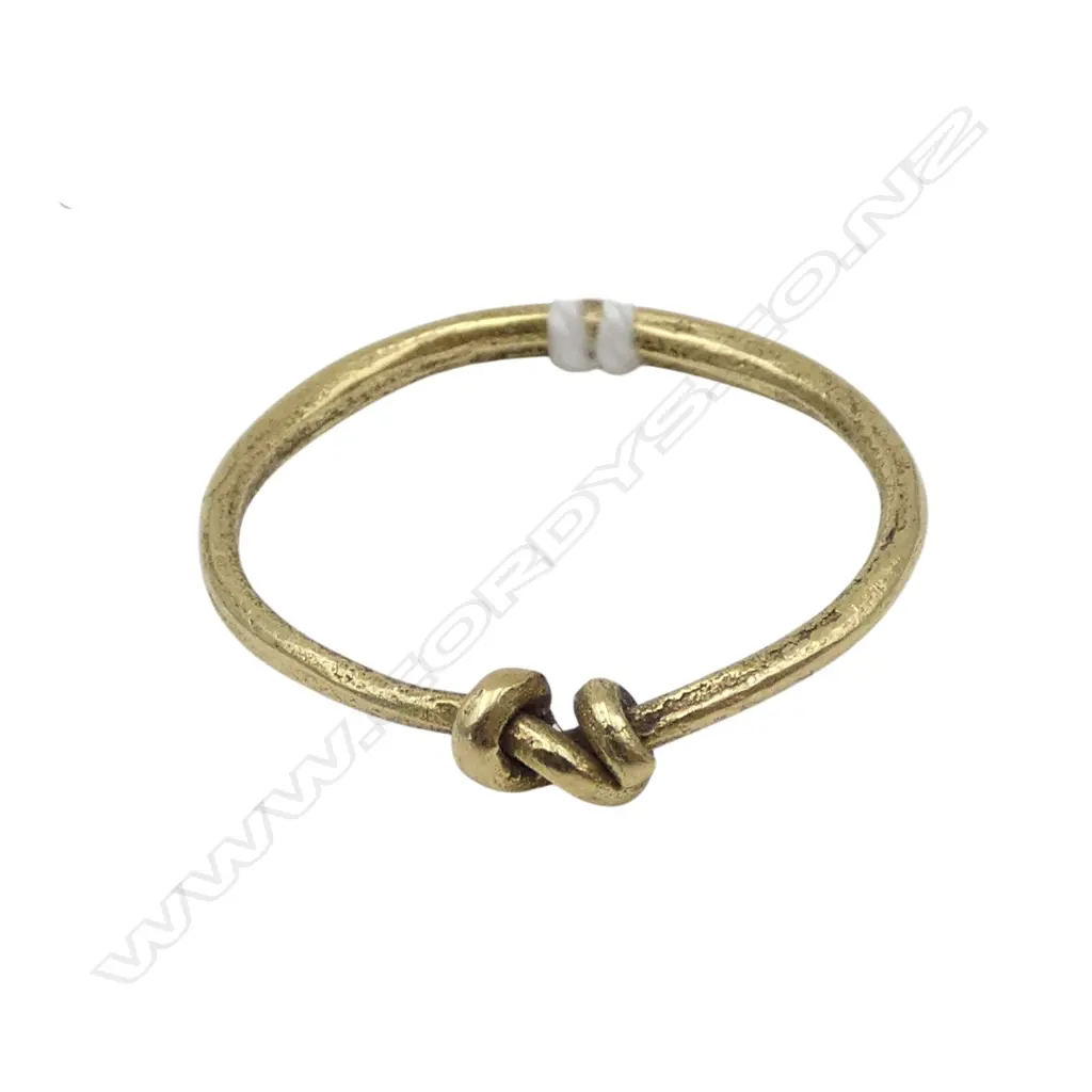 16.7CT RING, DESIGNER HANDMADE KNOT DESIGN, 1.9gms SIZE Q Image 1++