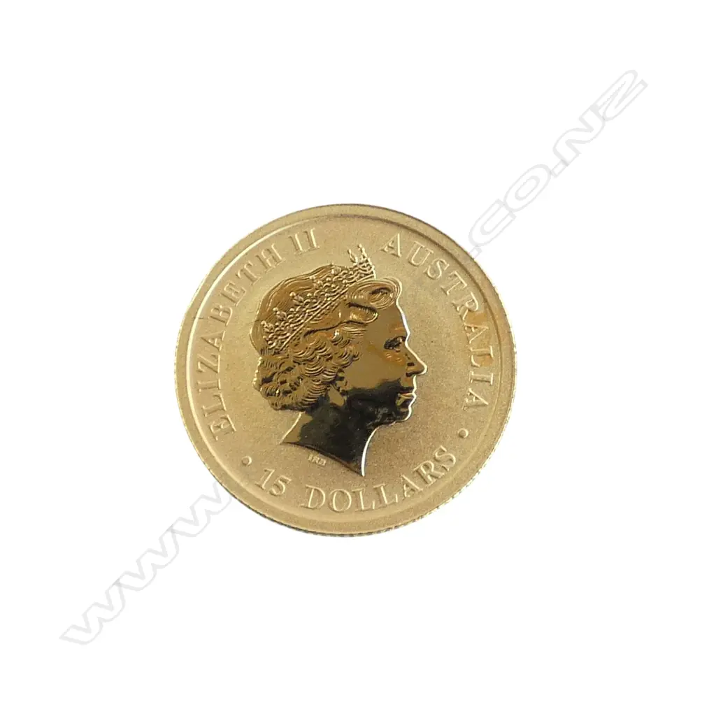 AUSTRALIAN 15 DOLLAR GOLD KANGAROO PROOF COIN 99.99% pure. 1/10oz. 3.11gms Image 1++