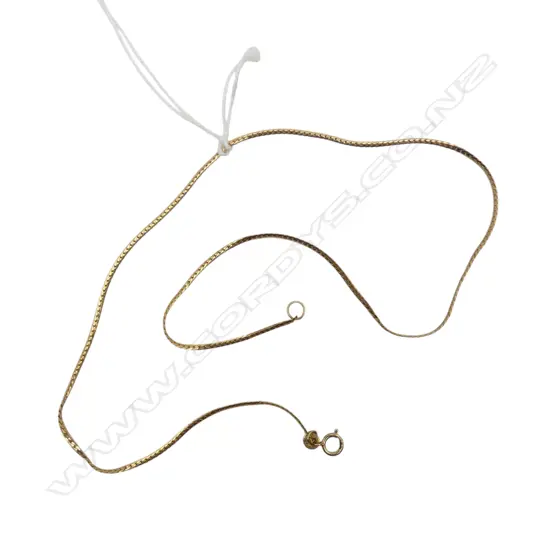 9CT NECKLACE L.400mm 2gms