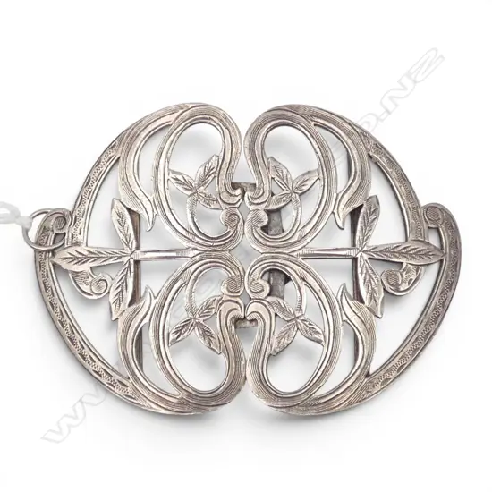 STG SILVER BUCKLE pendant, 30gm, hallmarked