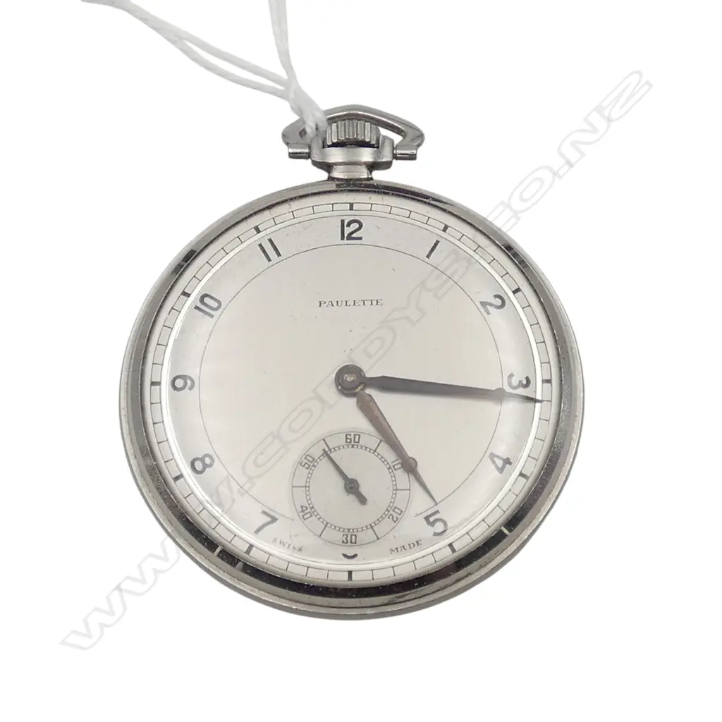 ORIGINAL BOXED PAULETTE POCKET WATCH Image 1++