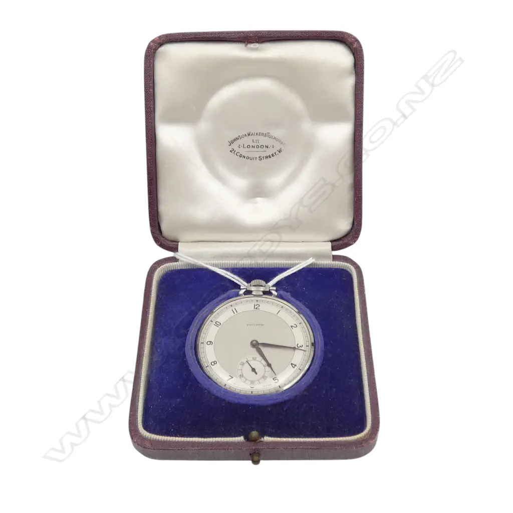 ORIGINAL BOXED PAULETTE POCKET WATCH Image 1++