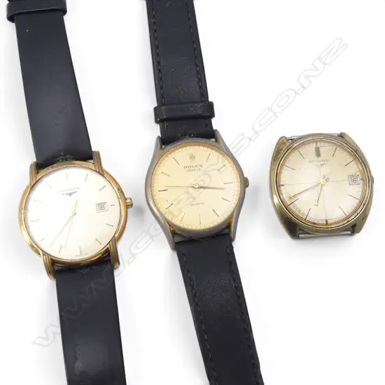 3 WRIST WATCHES;
