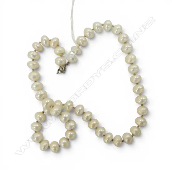 LGE UNIFORM FRESH WATER PEARL NECKLACE L.460mm