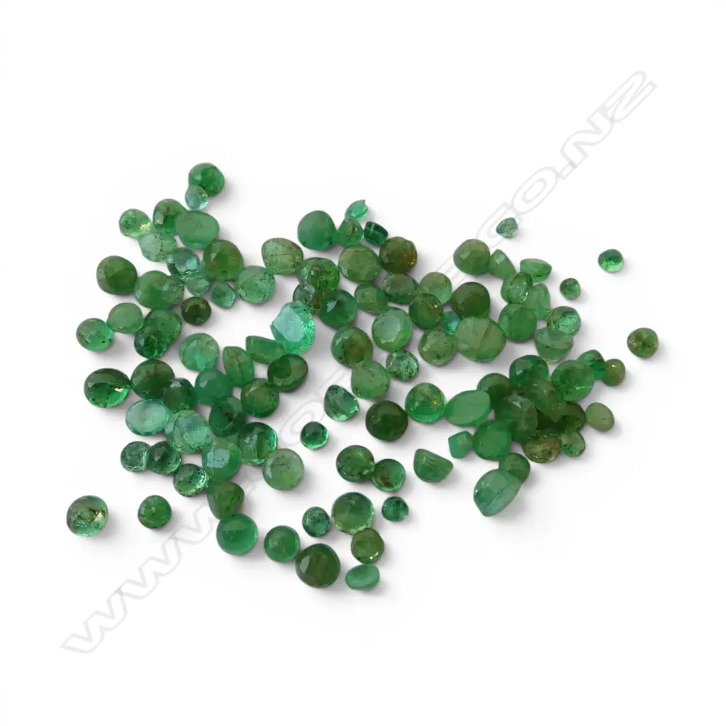 10ct FACETED EMERALDS  Image 1++