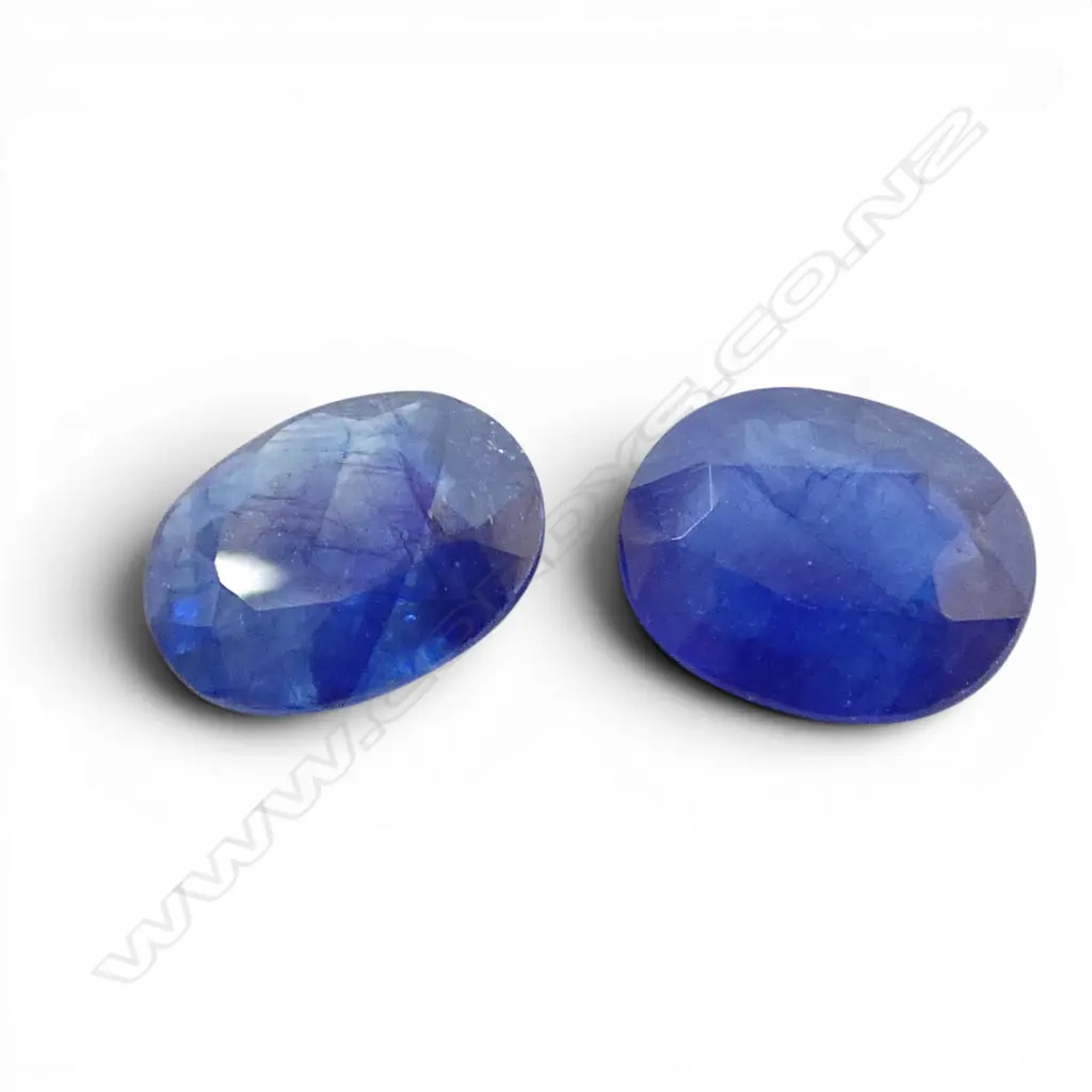 PR LOOSE BLUE SAPPHIRES, COLOUR ENHANCED Image 1++