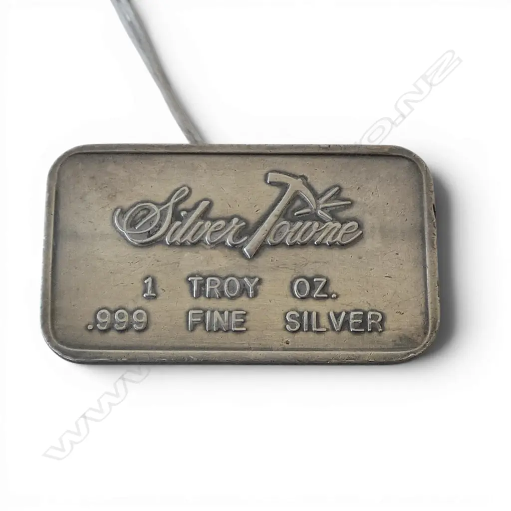 .999 SILVER OZ INGOT  Image 1++