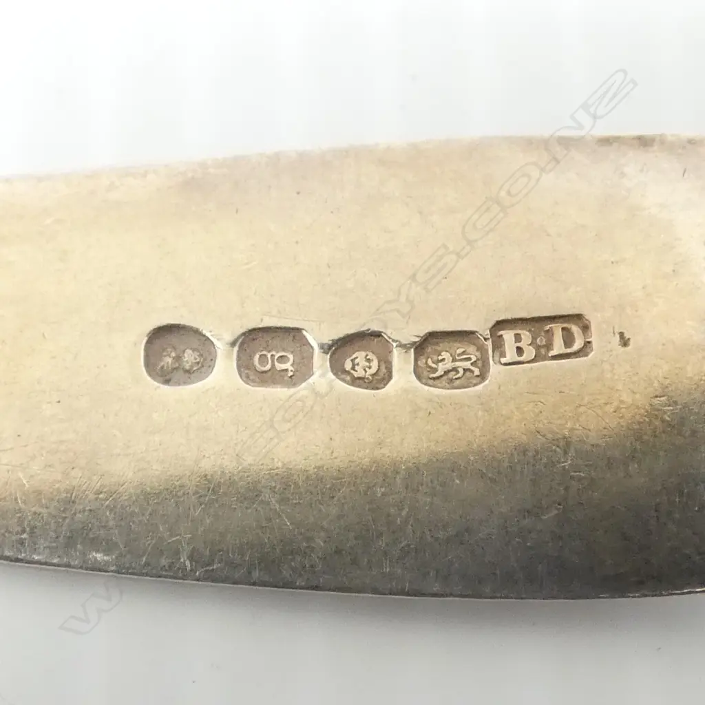 STG SILVER TABLE SPOON, LONDON 1822, L.215mm  62gms Image 1++