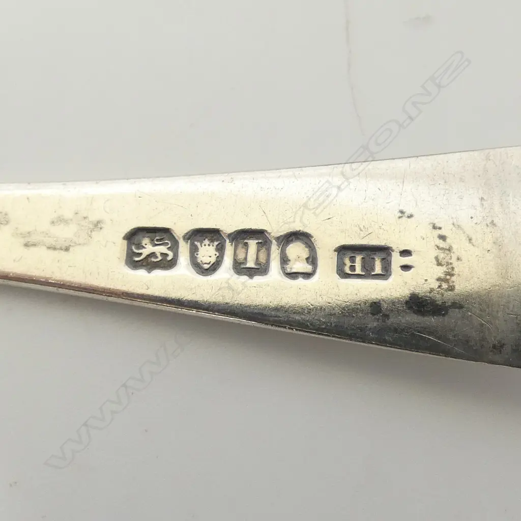 4 Georgian old English stg silver table spoons: 3x L.1810 + 1x L.1804. 286gms Image 1++