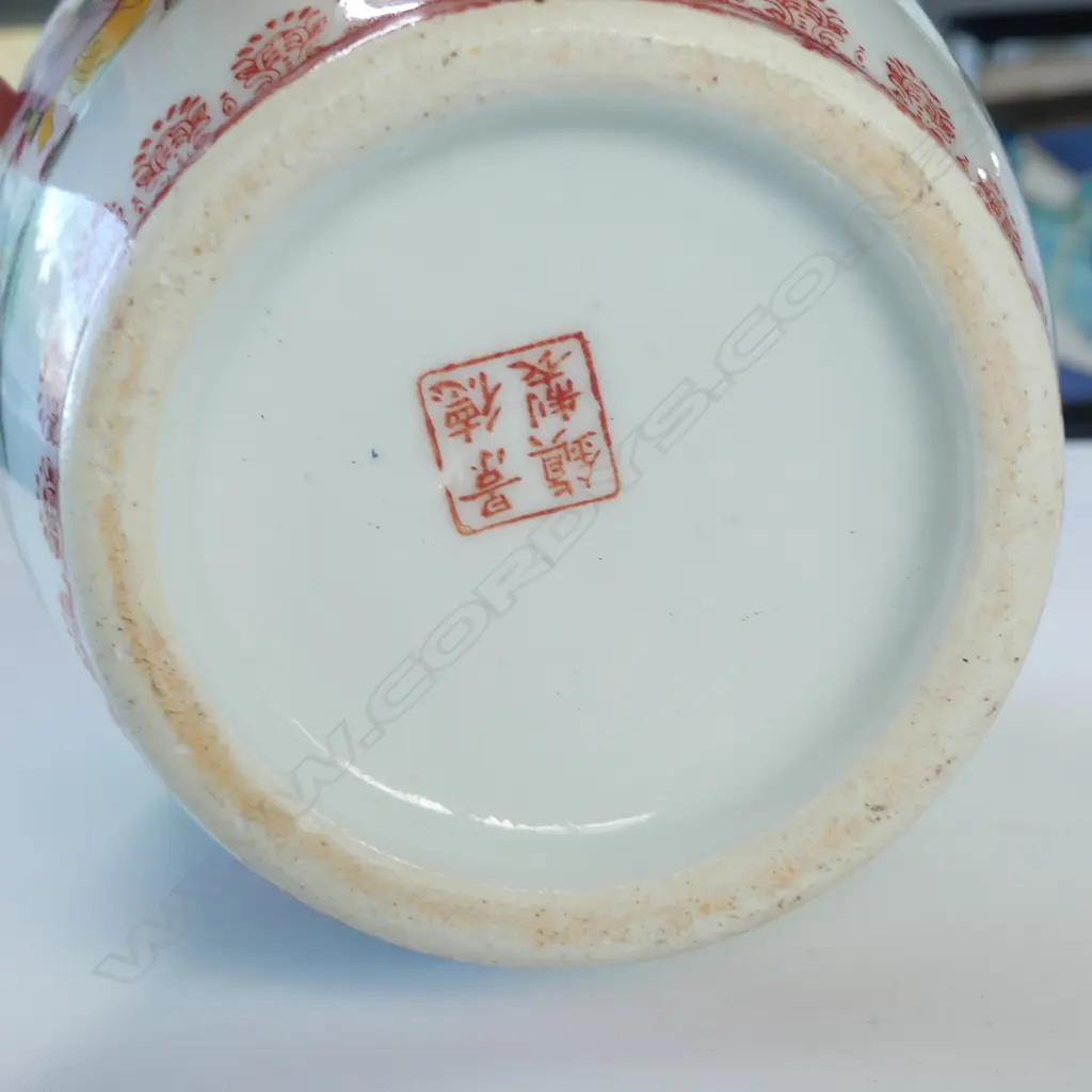 CHINESE WHITE PORCLAIN VASE CHILDREN AT PLAY DECORATION H350MM Image 1++