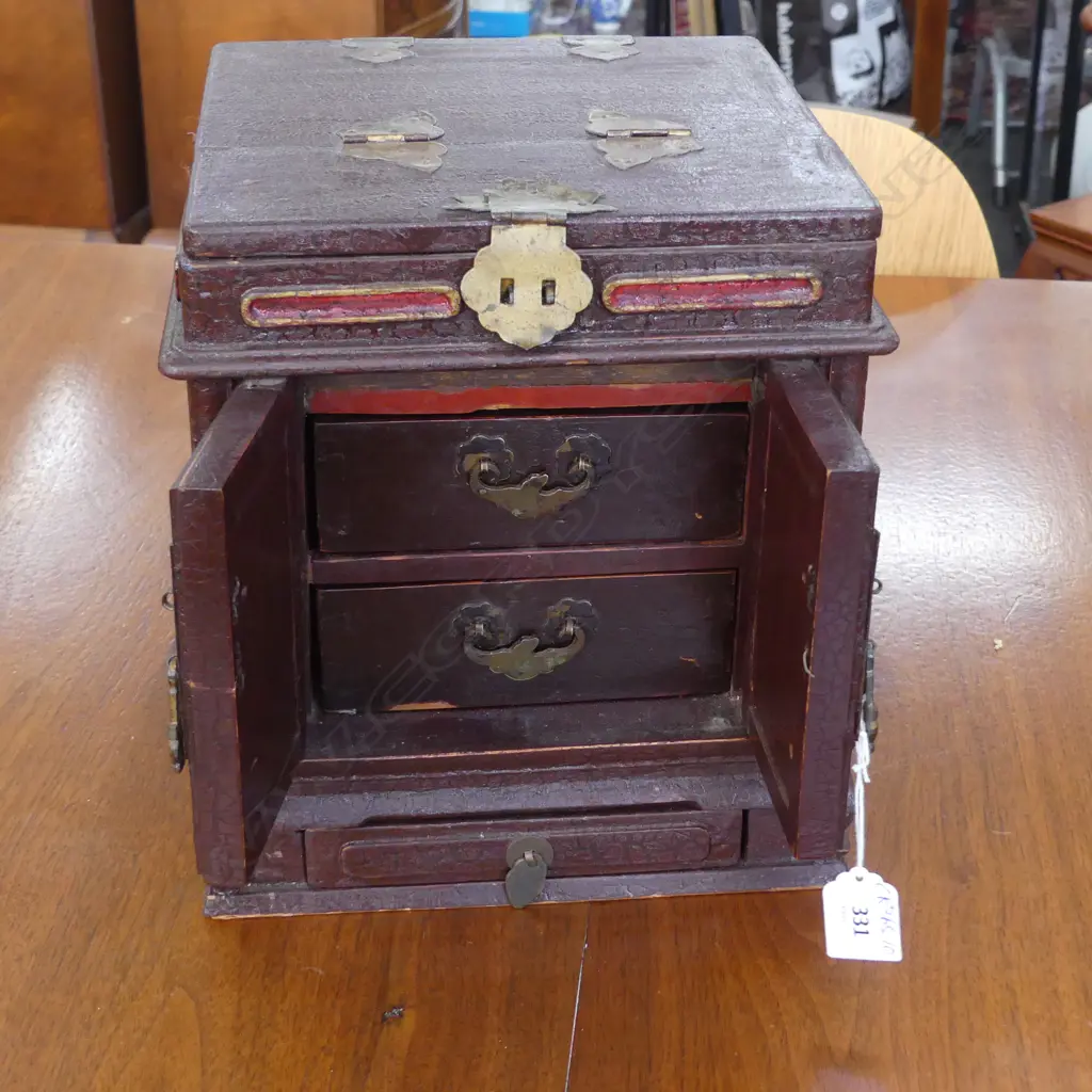 ORIENTAL JEWELLERY CABINET 235x235x260mm Image 1++