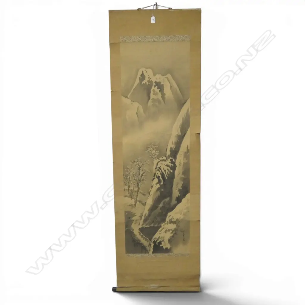 VINTAGE JAPANESE SCROLL faults  Image 1++