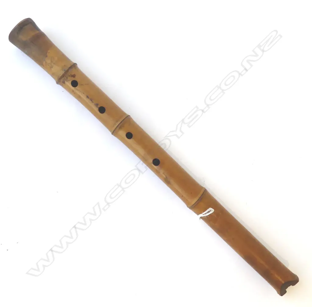 OLD JAPANESE BAMBOO SHAKUHACHI end blown flute L.545mm Image 1++
