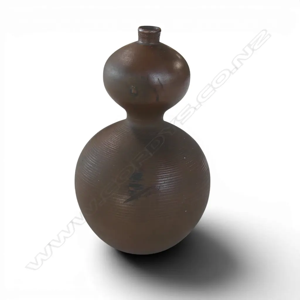 ANTIQUE JAPANESE HYOTA TOKKURI GOURD SAKE BOTTLE Image 1++