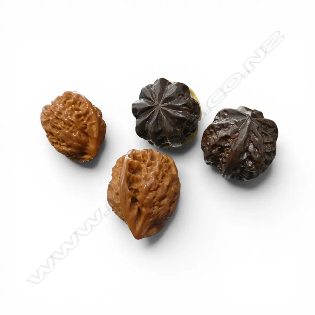 2 PRS WENWAN WALNUTS H.40mm Image 1++