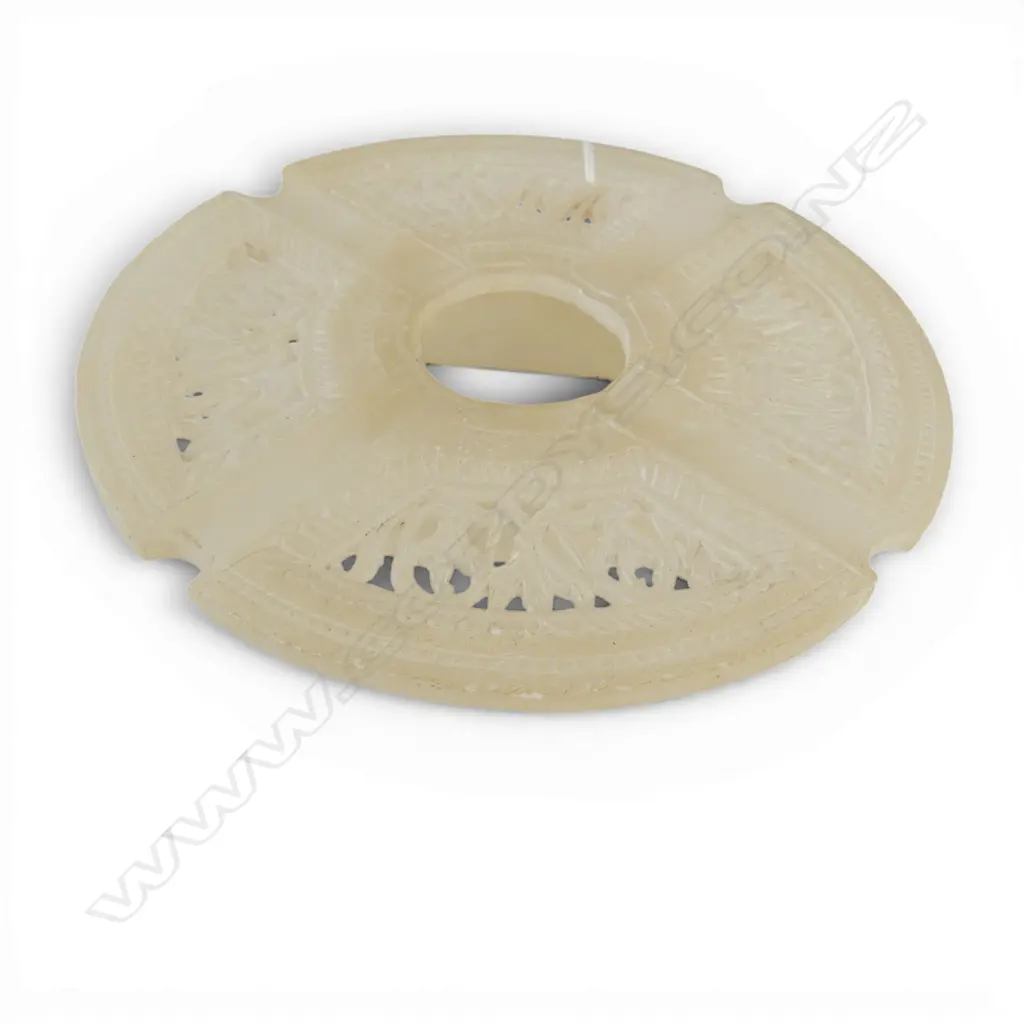 CHINESE SOAPSTONE  CIRCULAR BRUSH HOLDER DIA160MM Image 1++