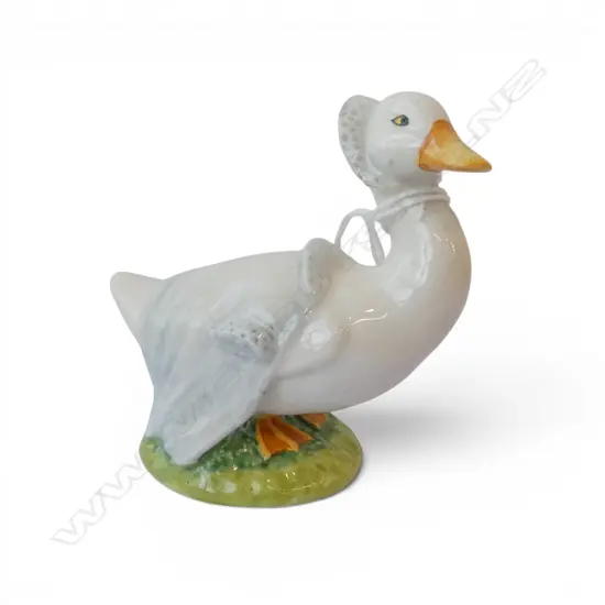 BESWICK BEATRIX POTTER 'Rebeccah Puddle-Duck', 100mm, brown backstamp 1948-1972