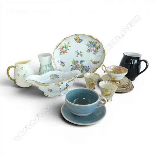 ASST. FANCY CHINA & STONEWARE Incl. POOLE, BALEEK JUG, etc