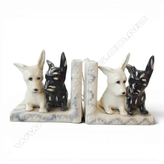 PR ENGLISH SCOTTIE DOG BOOKENDS H.120mm