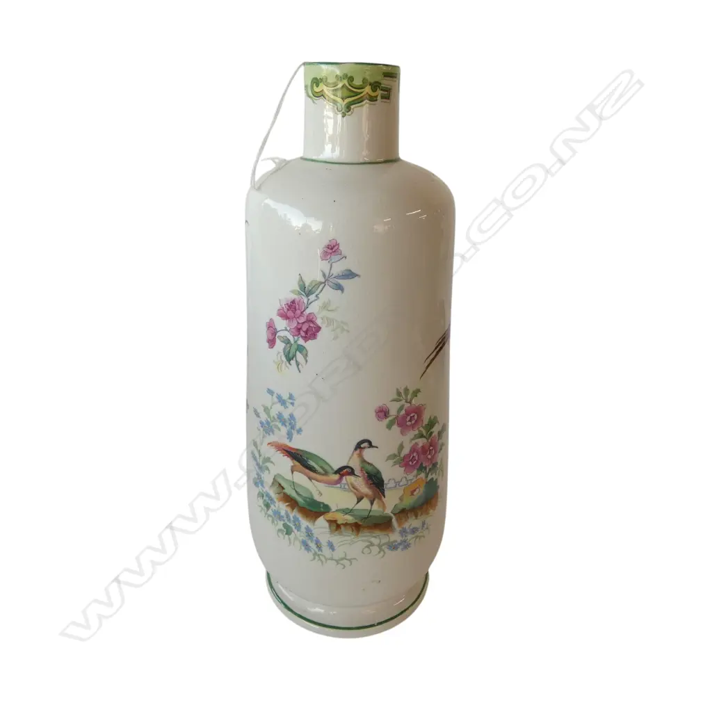 3 VASES; SPODE MANTLE VASE, 'DIANA' URN & ROYAL WINTON hairline to spout H.280mm Image 1++