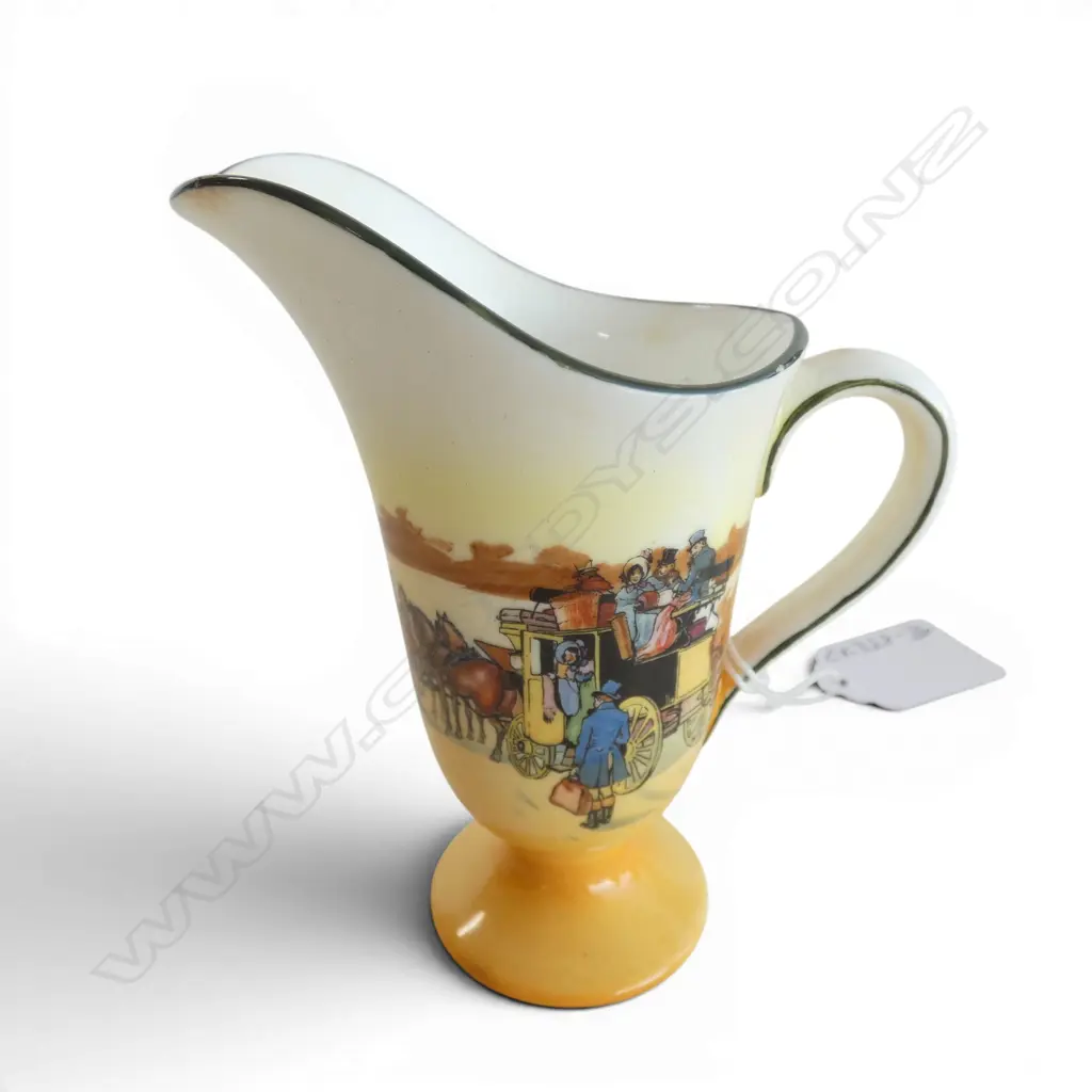 ROYAL DOULTON SML COACHING DAYS JUG, RARE SHAPE, H.100mm Image 1++