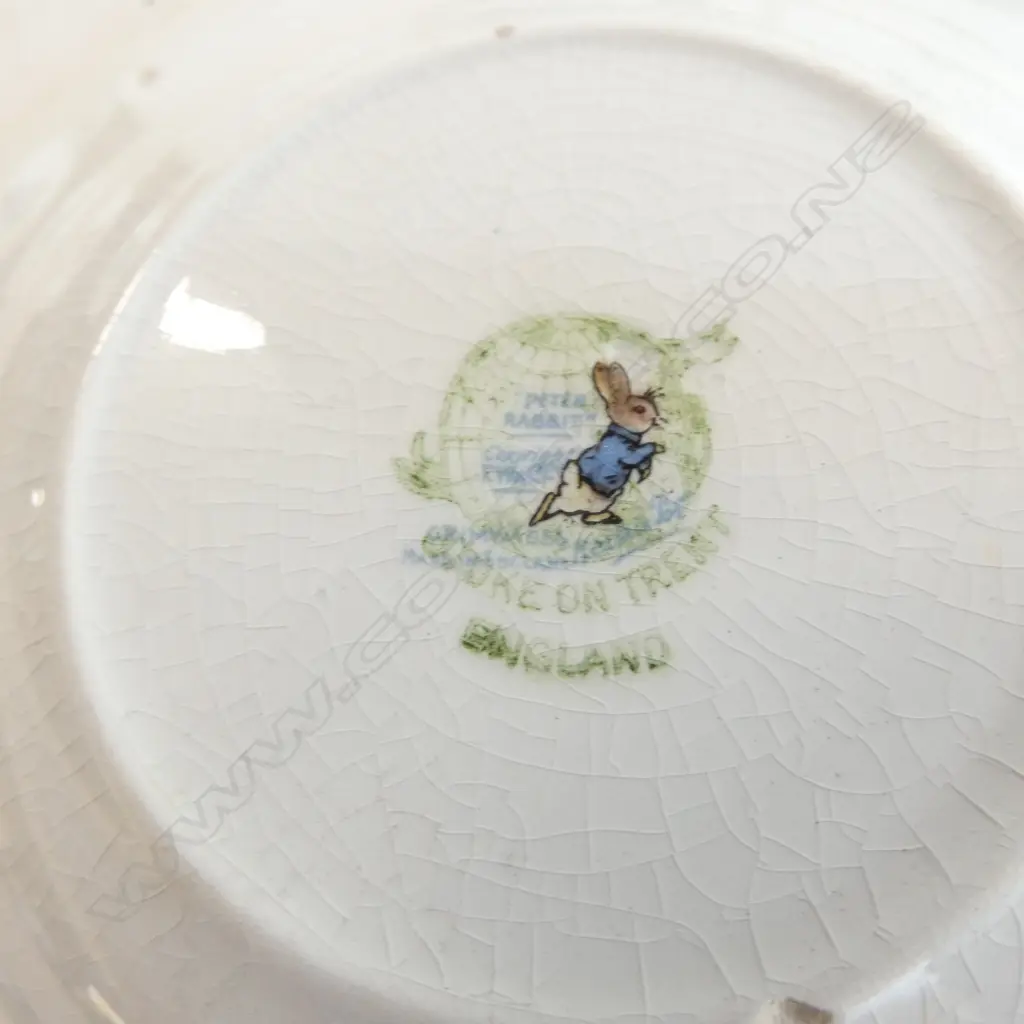VINTAGE GRIMWADES PETER RABBIT NURSERY TEASET, TEAPOT M/S 4xC/S 2xPlates Image 1++
