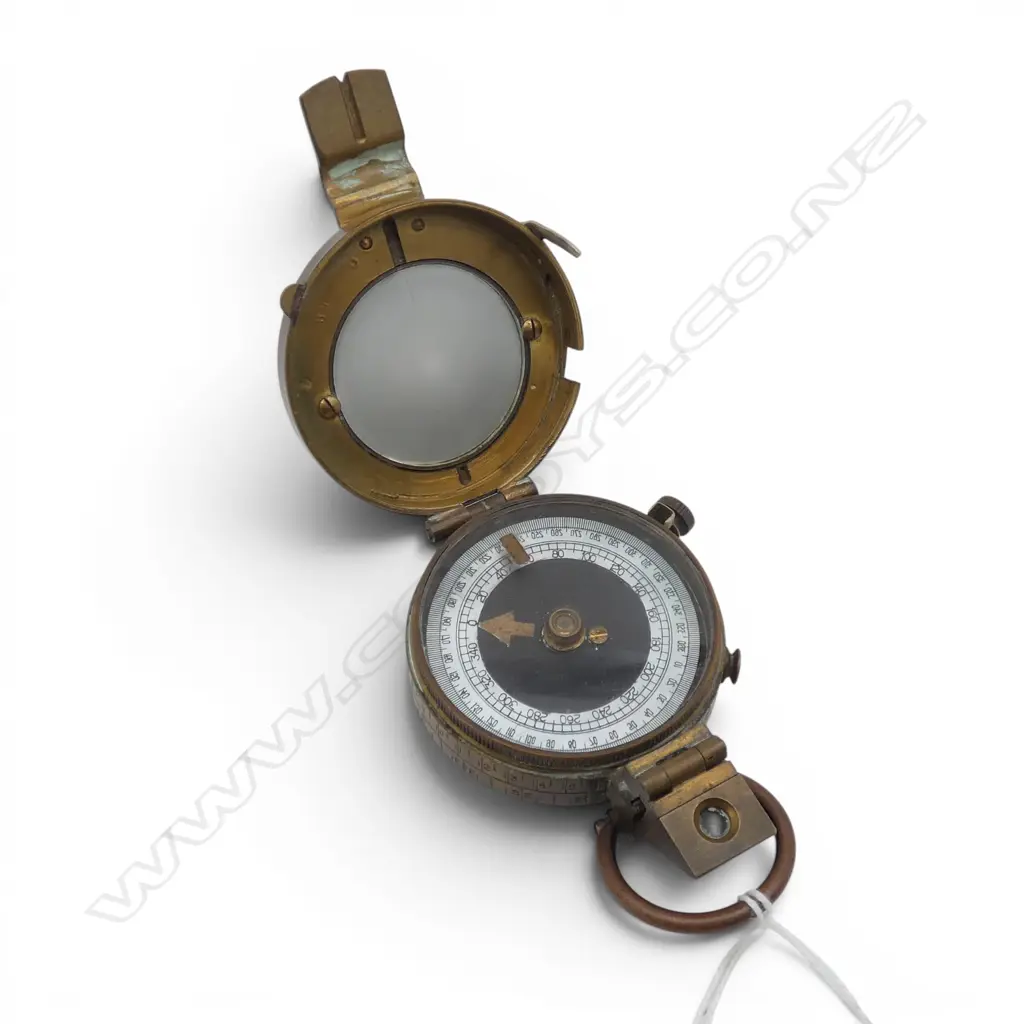 WWII COMPASS 'MK. IX No 3502 J. W. HANDLEY. MELB AUSTRALIA 1941' 55mm Image 1++