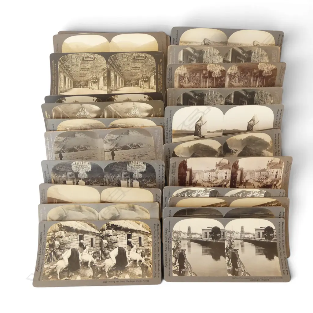 29 ANTIQUE STEREOVIEW CARDS OF DENMARK SWEDEN & NORWAY  Image 1++