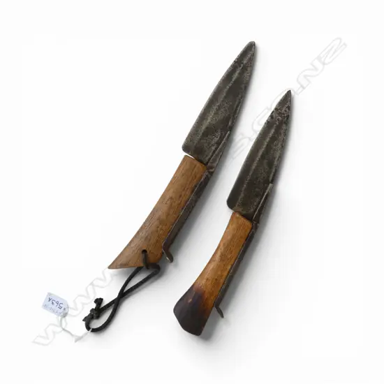 2 VINTAGE KNIVES L.360mm