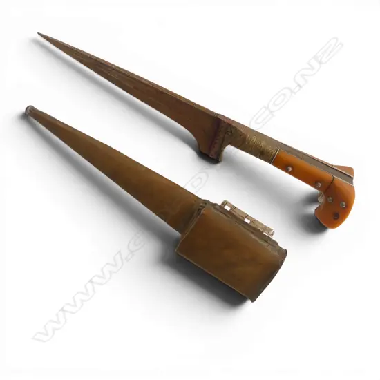 MIDDLE EASTERN SHEATHED DAGGER L280MM