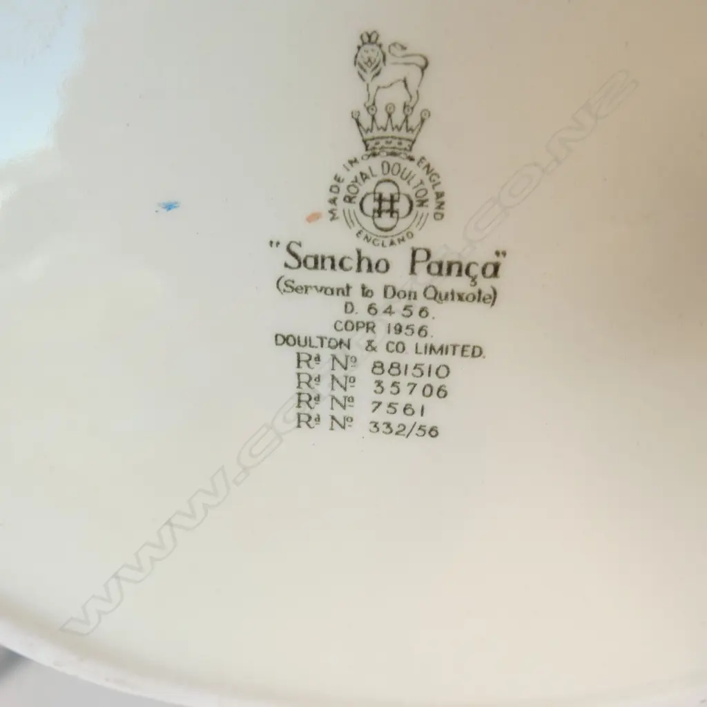 2 LARGE SIZE ROYAL DOULTON CHARACTER JUGS ROBINSON CRUSOE &SANCHO PANCO H180MM Image 1++