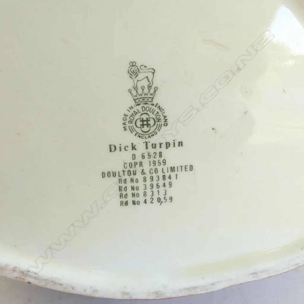 2 LARGE SIZE ROYAL DOULTON CHARACTER JUGS DICK TURPIN & COMPLETE ANGLER H170MM Image 1++