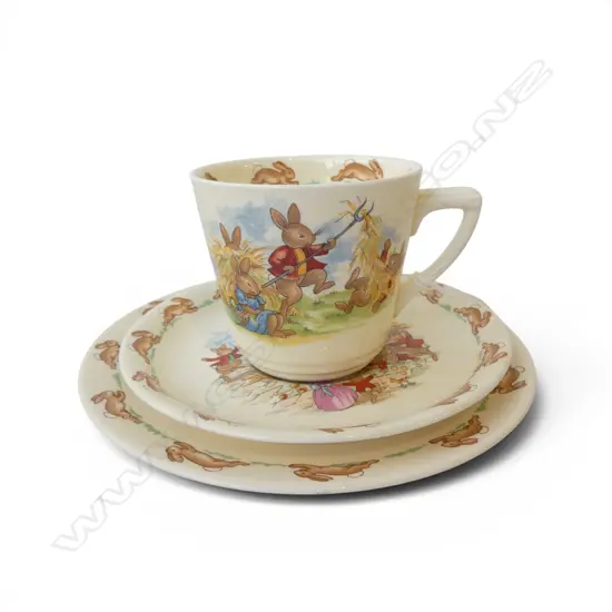 ROYAL DOULTON BUNNYKINS TRIO 