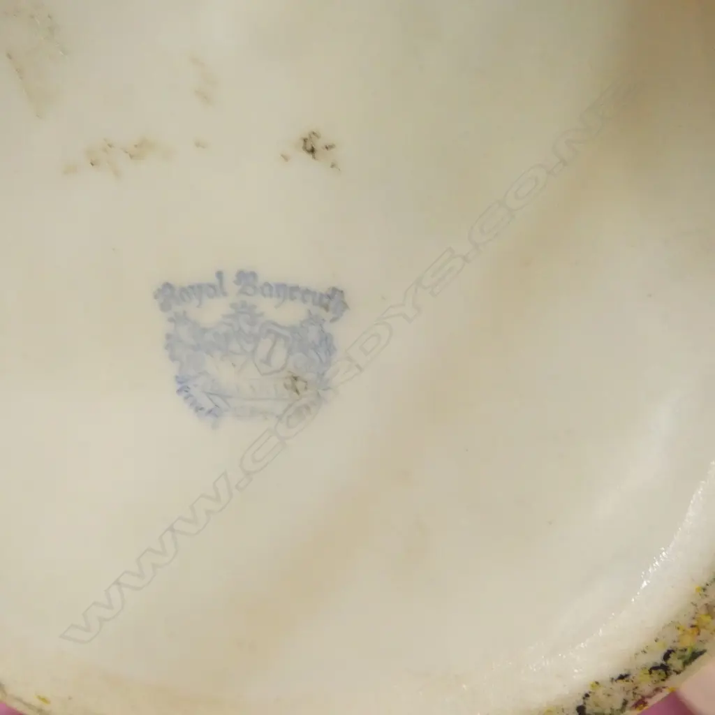 ASST. ROYAL BAYREUTH CHINA; ART NOUVEAU JUG, VASE, TRIO + OTHER JUG no lid H.330mm Image 1++