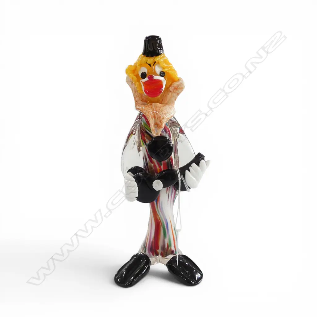 MURANO ART GLASS CLOWN H.265mm Image 1++
