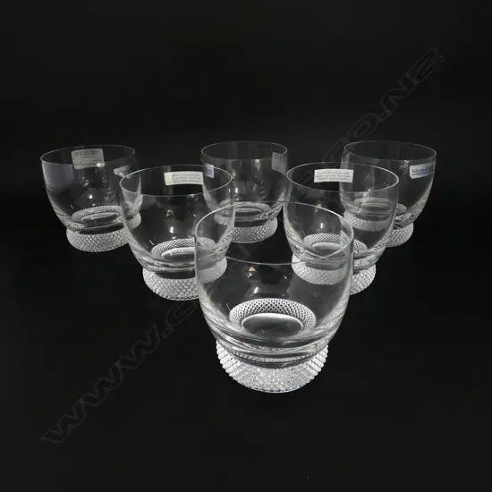 BOXED SET OF 6 VILLERY & BOCH 'OCTAVIE' TUMBLERS