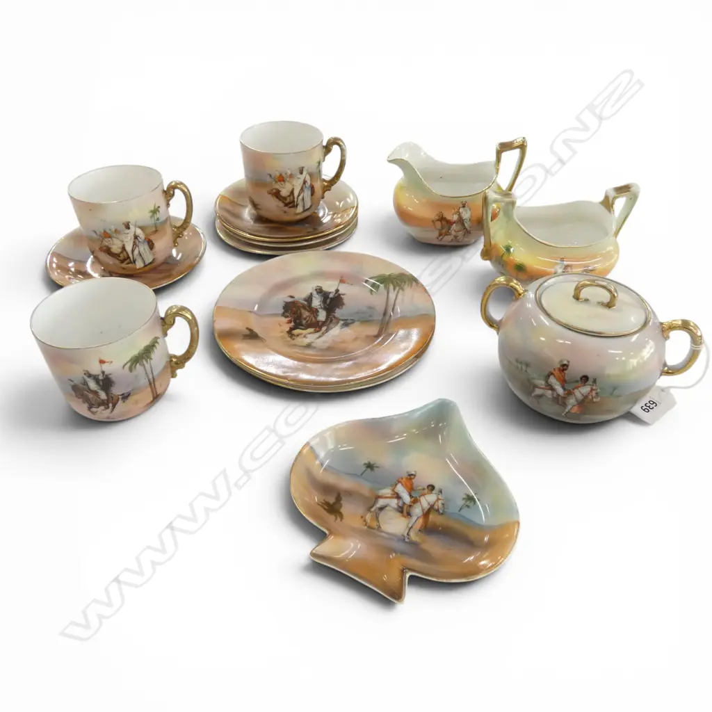 ASST. ROYAL BAYREUTH ARABIAN PAT. TEA CHINA  Image 1++
