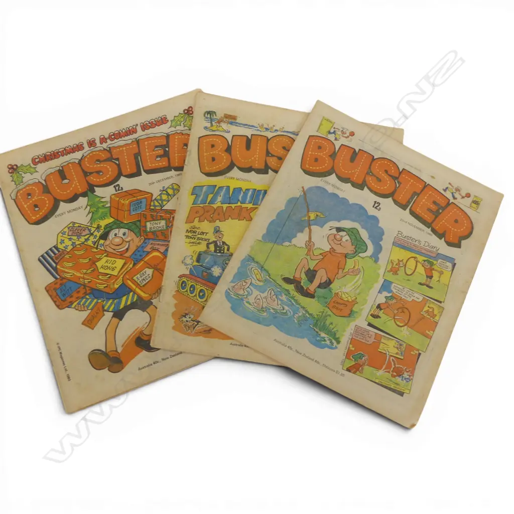 3 1980's BUSTER COMICS  Image 1++