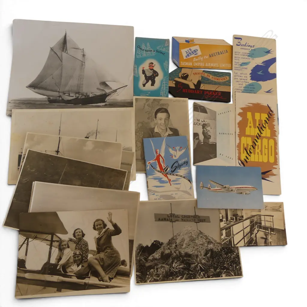 HISTORIC NZ MARITIME PHOTOS, TRAVEL EPHEMERA (TEAL ETC) Image 1++