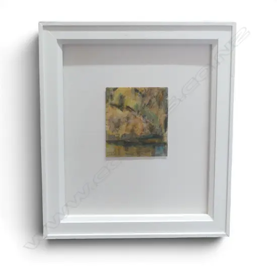 JOHN WEEKS, UNTITLED (ABSTRACT), PASTEL, SIGNED, 105 X 90mm