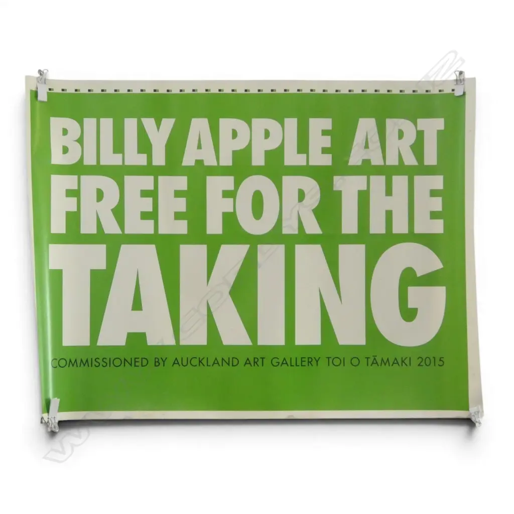 BILLY APPLE ART FREE FOR THE TAKING POSTER 645 X 900 MM Image 1++