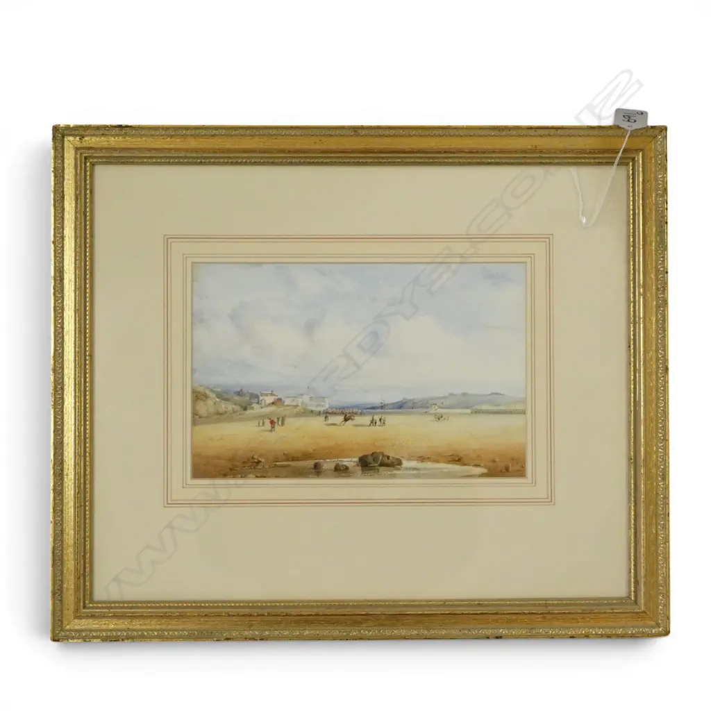 19thC ARTIST UNKNOWN, LANDSCAPE WC 150x235mm Image 1++