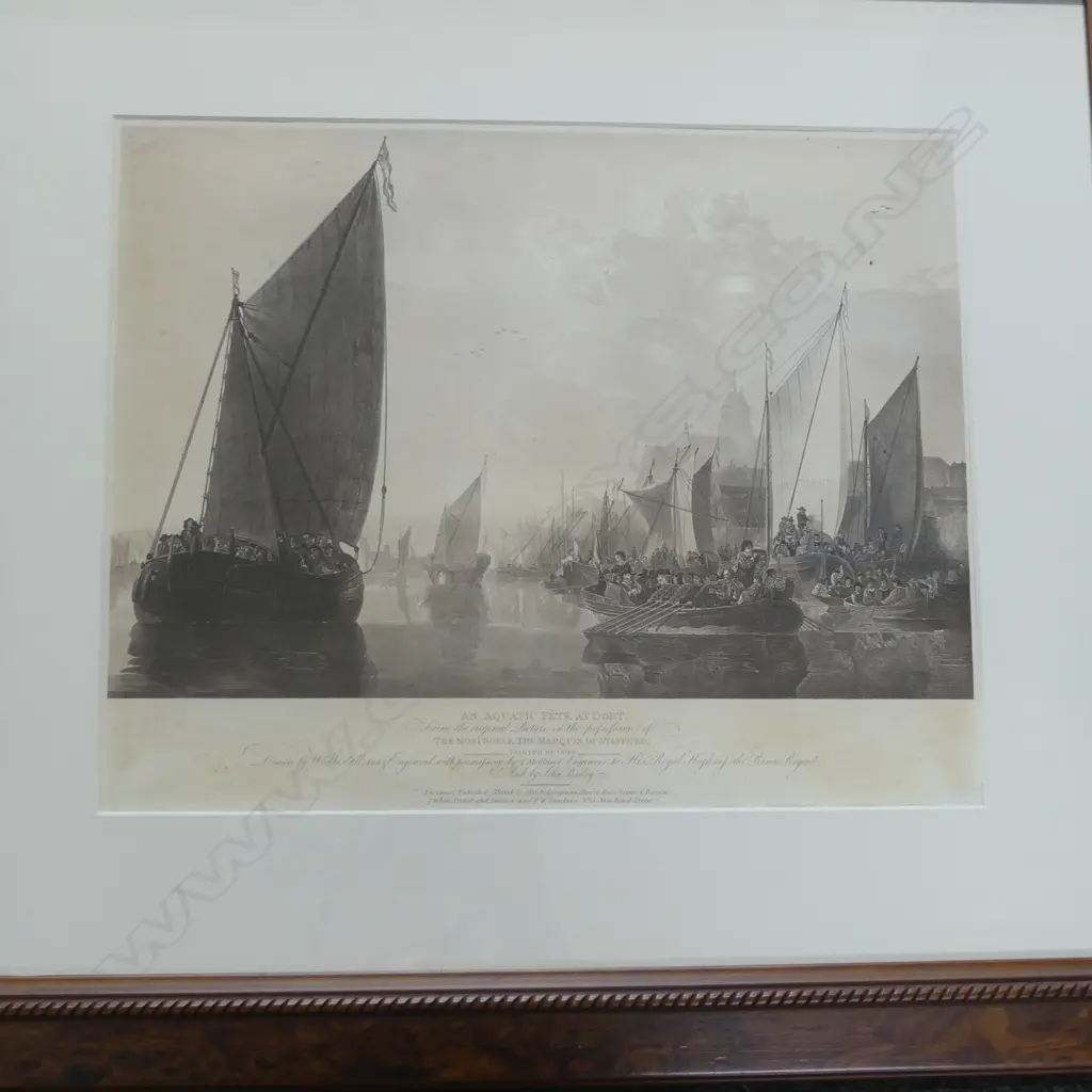 THREE NAUTICAL PRINTS (MAURICE FORESTER LIMITED ED, W.E WEBB 'THE BETTY DARLING' AND AFTER CUYP B/W DUTCH PRINT  Image 1++