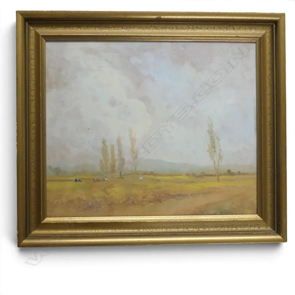 BLYTHE FLETCHER, PASTORAL SCENE HEATHCOTE, WATERCOLOUR, 375x450mm Image 1++