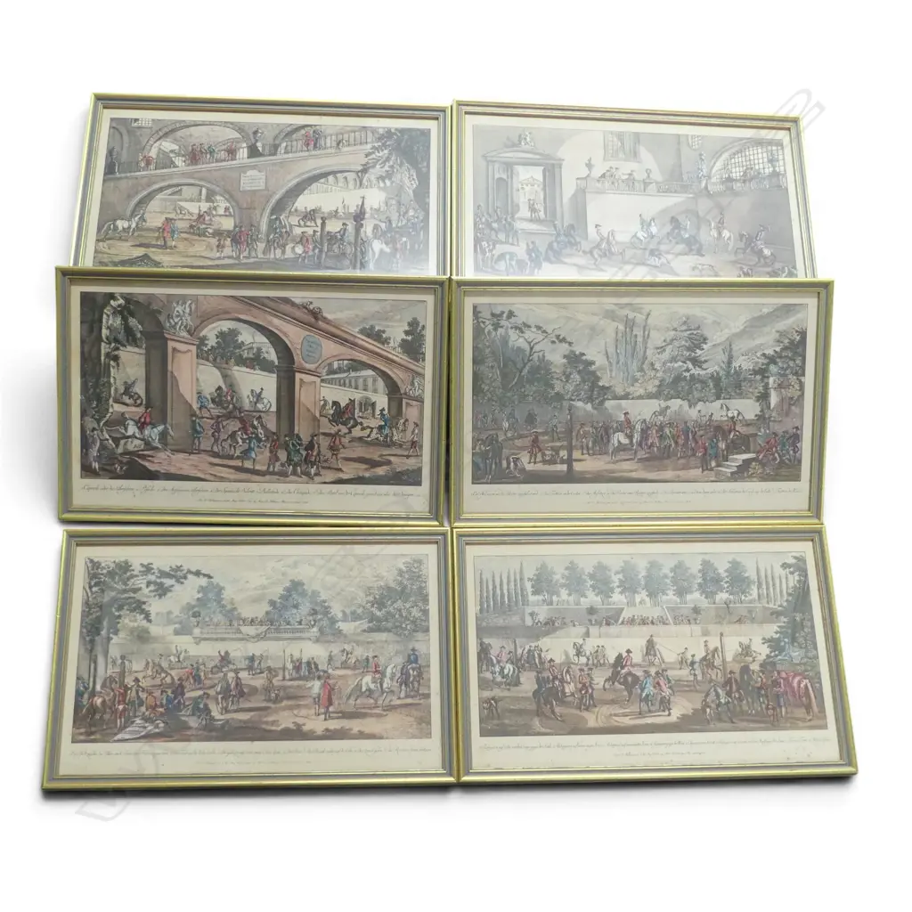 6 EQUESTRIAN PRINTS 240x390mm Image 1++