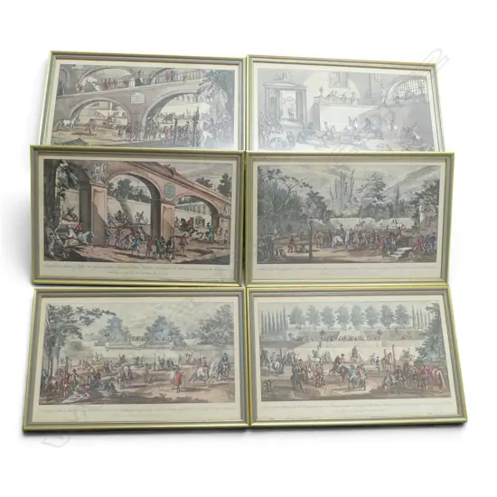 6 EQUESTRIAN PRINTS 240x390mm