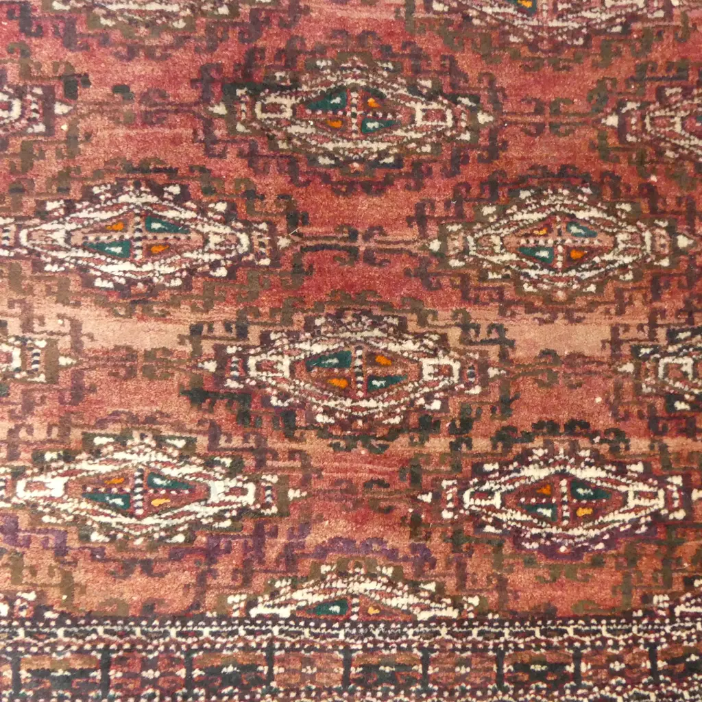 HAND KNOTTED WOOL PILE RUG 1580x940mm Image 1++